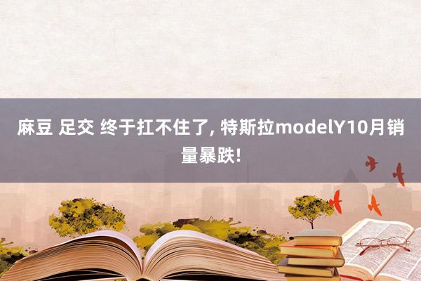 麻豆 足交 终于扛不住了， 特斯拉modelY10月销量暴跌!