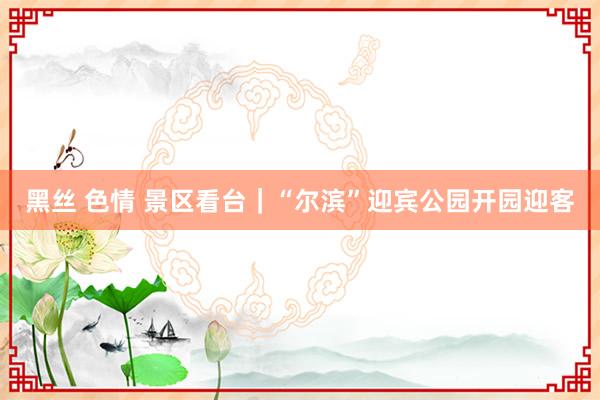 黑丝 色情 景区看台｜“尔滨”迎宾公园开园迎客