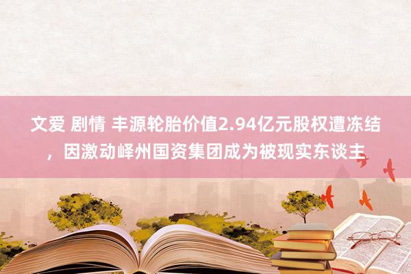 文爱 剧情 丰源轮胎价值2.94亿元股权遭冻结，因激动峄州国资集团成为被现实东谈主