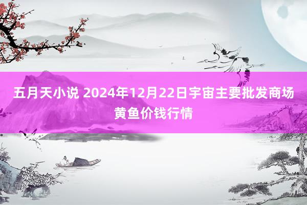 五月天小说 2024年12月22日宇宙主要批发商场黄鱼价钱行情